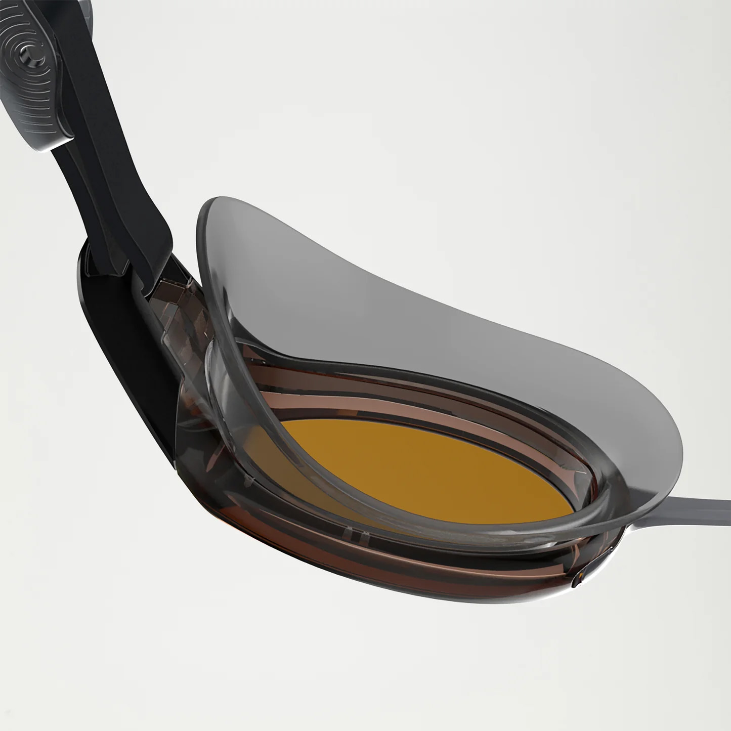 Очки для плавания Speedo Mariner Pro Mirror (зеркальные; Черный/Оранжевый)