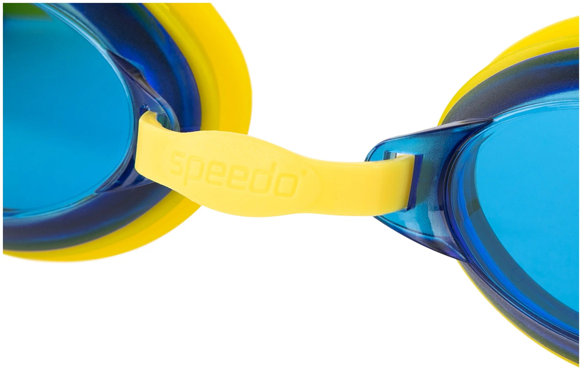 Очки для плавания Speedo Jet V2 детские (голубые; желтый/ярко-голубой)