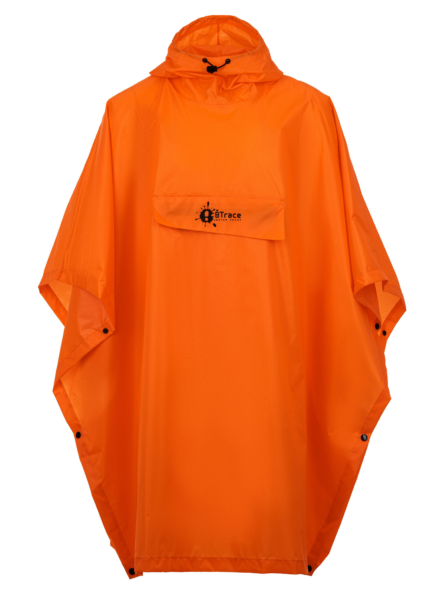 Дождевик-пончо BTrace Rain Compact (one size; Оранжевый)