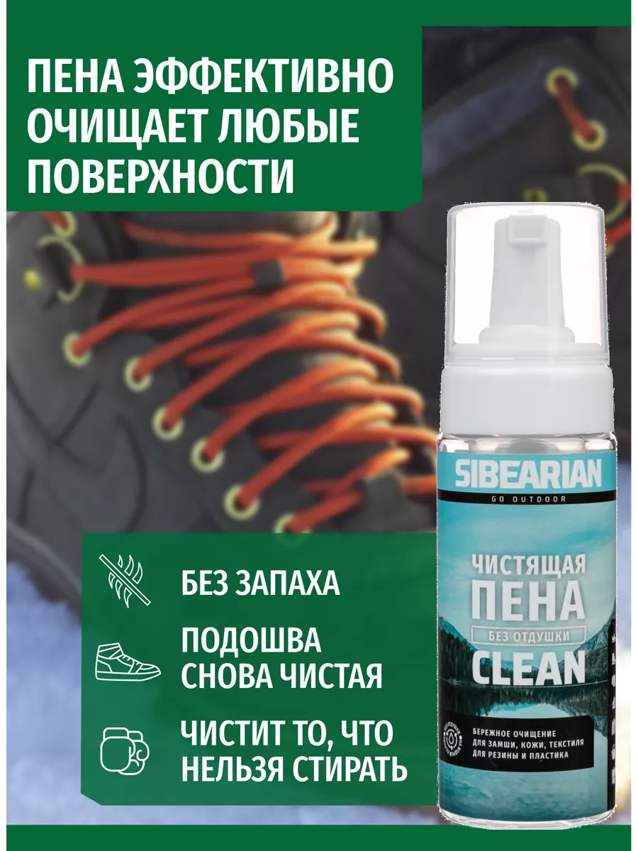 Набор средств Sibearian GORYNICH 6 в 1 (Clean 150 мл, Protect 150 мл, RE:NEW Black, SWIPES, микрофибра, щетка SOFT)