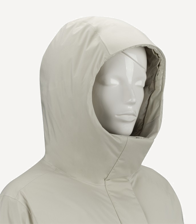 Пуховое пальто Милонега 25 (Женский; 44-164; Пеликан)