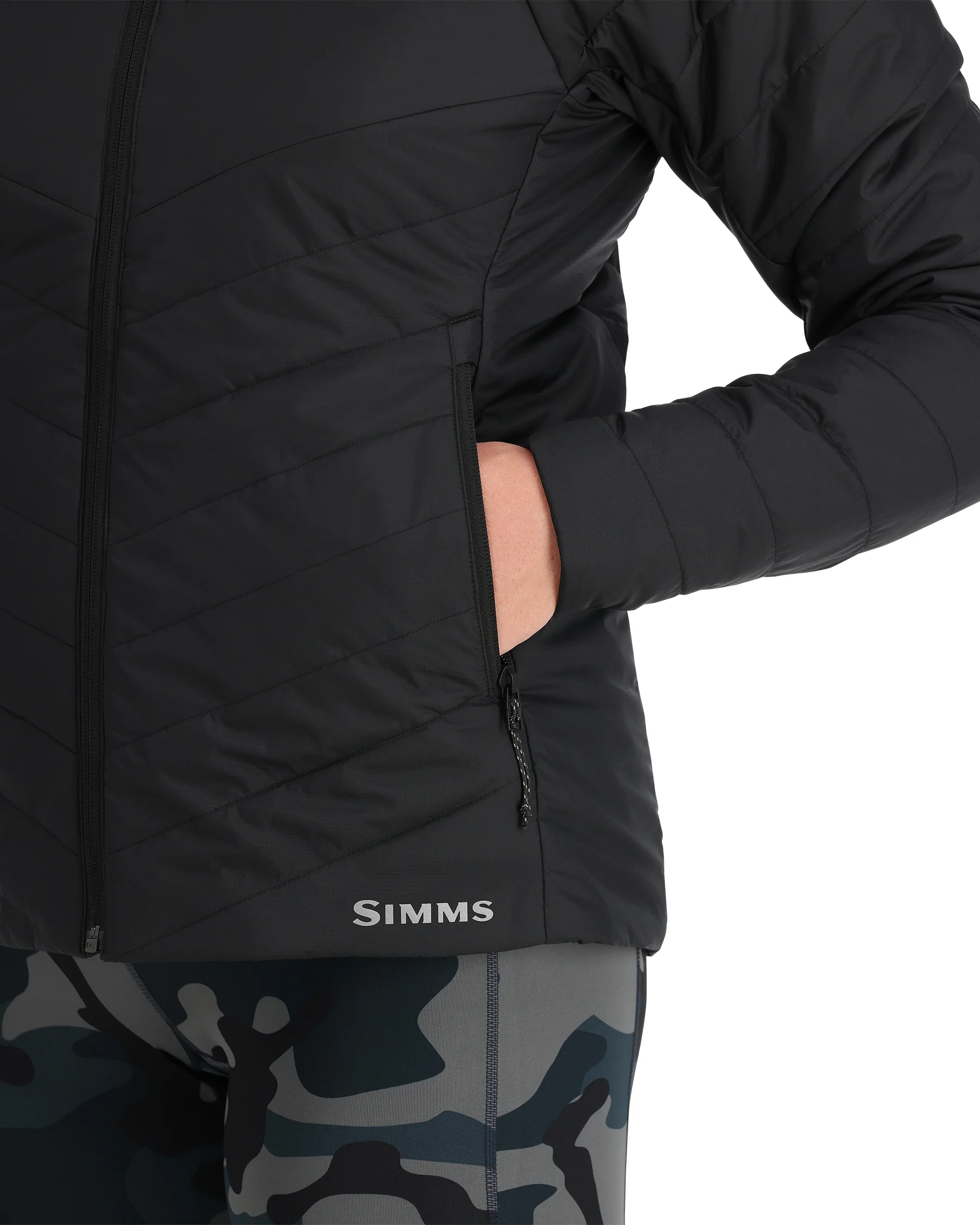 Куртка Simms Women's Fall Run Insulated Hoody (Женский; XL; Black)