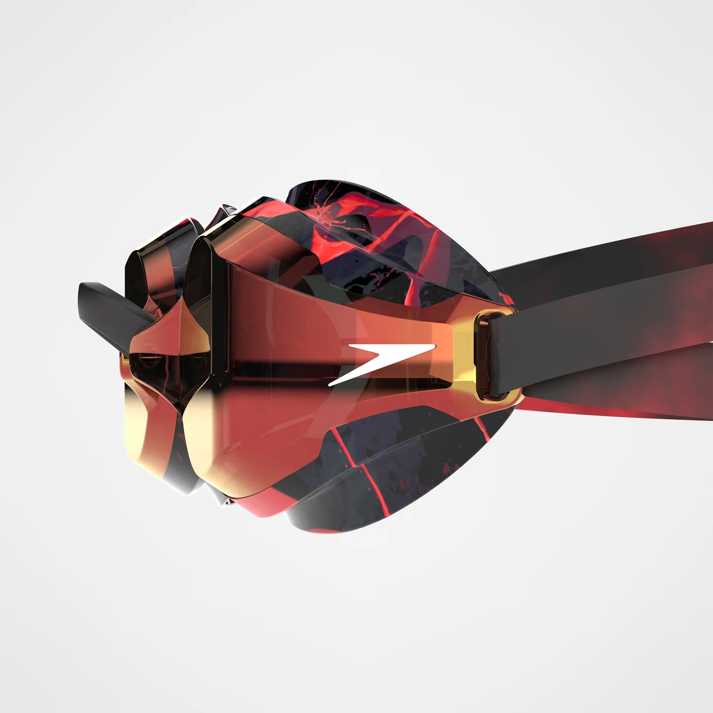 Очки для плавания Speedo Fastskin Speedsocket 2 Mirror Limited Edition (зеркальные; Черный)