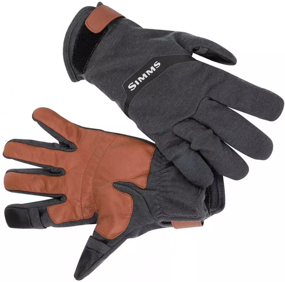 Перчатки Simms Lightweight Wool Tech Glove (XL; Carbon) Перчатки Simms Lightweight Wool Tech Glove (XL; Carbon)