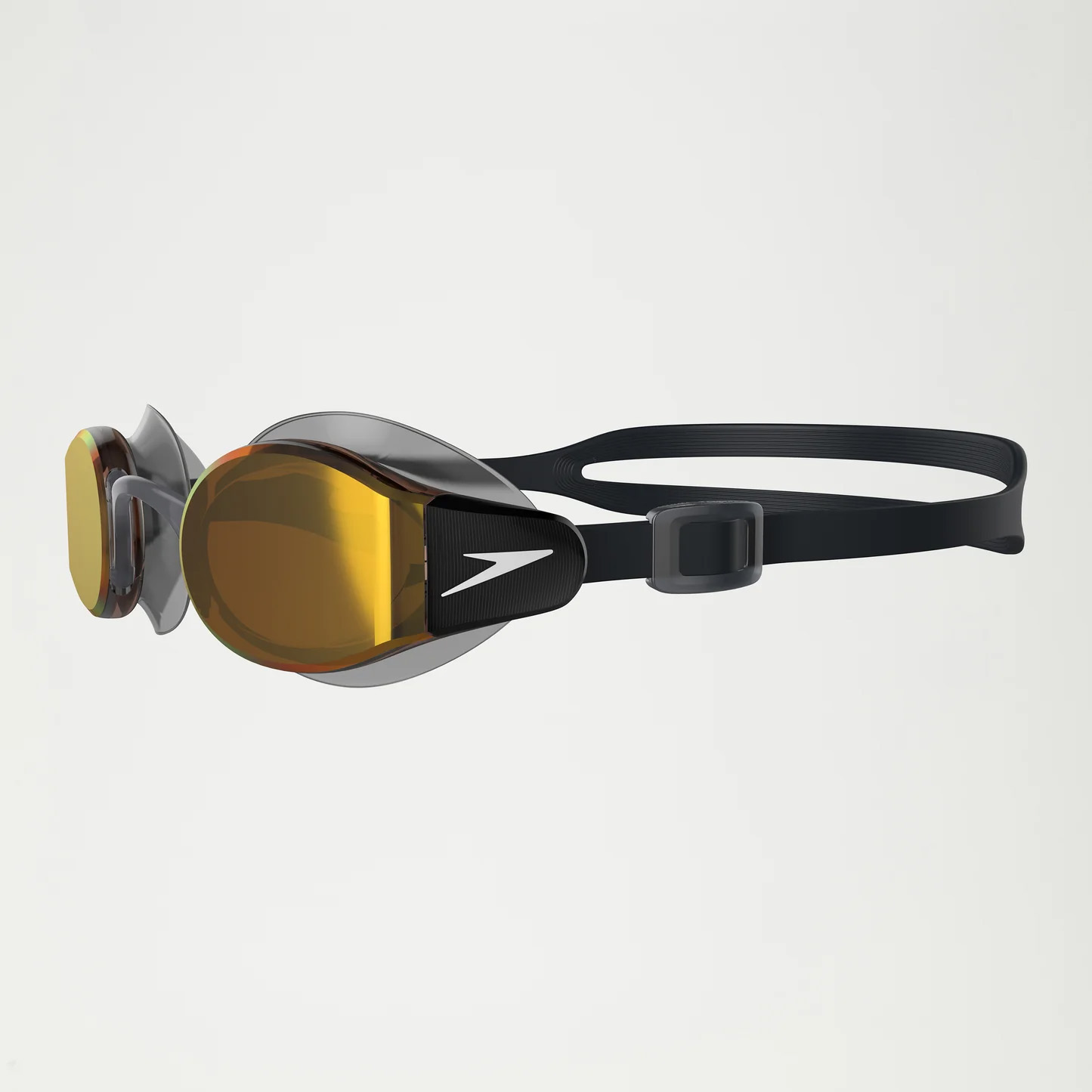 Очки для плавания Speedo Mariner Pro Mirror (зеркальные; Черный/Оранжевый)
