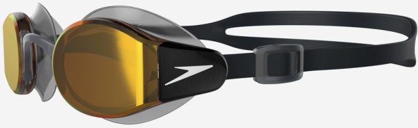 Очки для плавания Speedo Mariner Pro Mirror (зеркальные; Черный/Оранжевый)